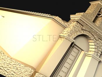 3D model Small church (STL)