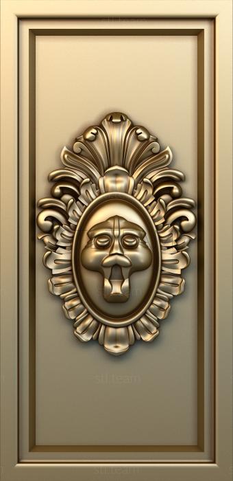 Mask on the door
