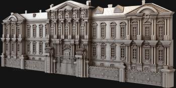 3D модель Михайловский дворец (STL)