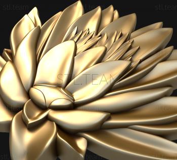 3D model Lotus flower (STL)