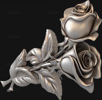 3D модель Розы на памятник (STL)