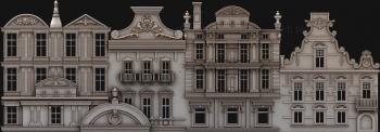 3D модель Старинная улица (STL)