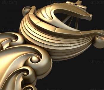 3D model A boat from a fairy tale (STL)