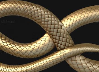 3D model Snake (STL)