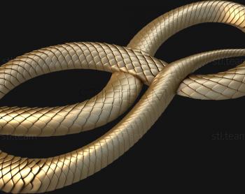 3D model Snake (STL)