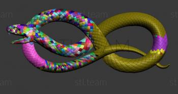 3D model Snake (STL)