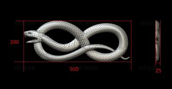 3D model Snake (STL)