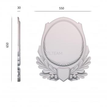 3D модель Ветки на медальоне (STL)