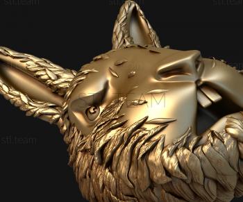 3D model Hare's head (STL)