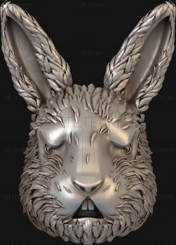 3D модель Голова зайца (STL)
