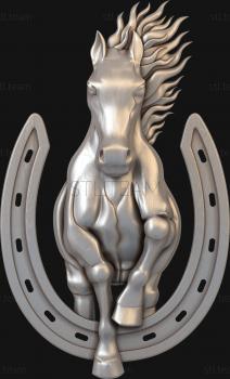 3D model Horse and horseshoe (STL)
