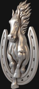3D model Horse and horseshoe (STL)