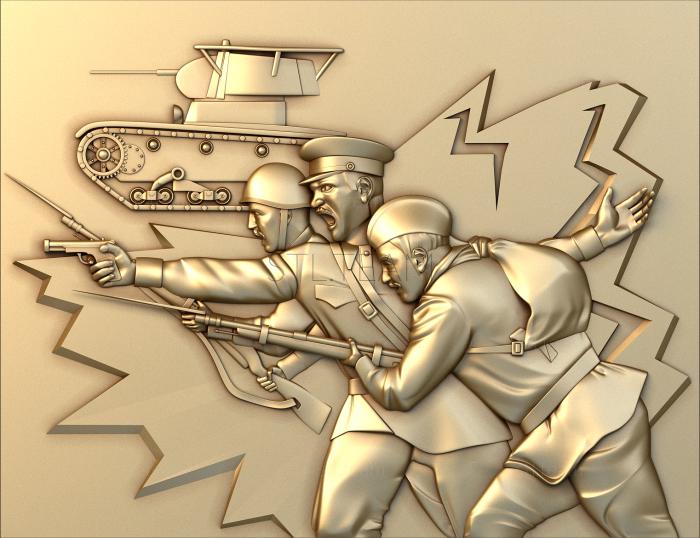 3D model Soldier attack (STL)