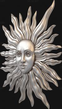 3D model Sun with a face (STL)