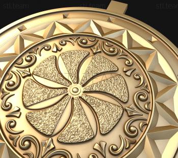 3D model Slavic round shield (STL)