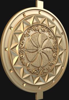 3D model Slavic round shield (STL)