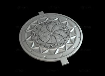 3D модель Славянский круглый щит (STL)