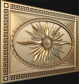 3D model Carved box with the sun (STL)