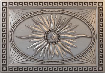 3D model Carved box with the sun (STL)