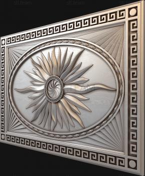 3D model Carved box with the sun (STL)