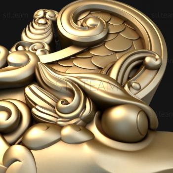 3D model Dragon's head (STL)