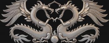 3D model Dragons of symmetry (STL)