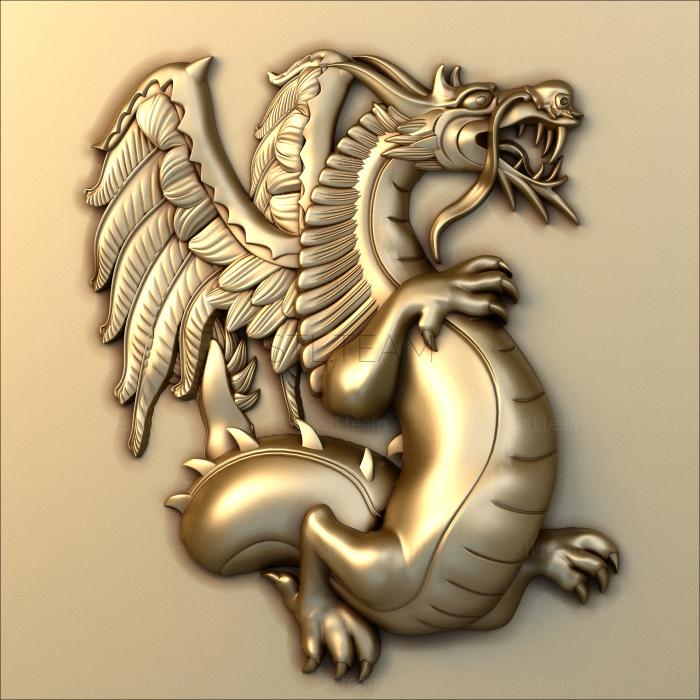 Панно Pot-bellied dragon