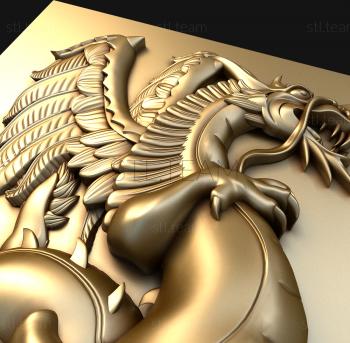 3D model Pot-bellied dragon (STL)