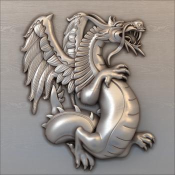 3D model Pot-bellied dragon (STL)