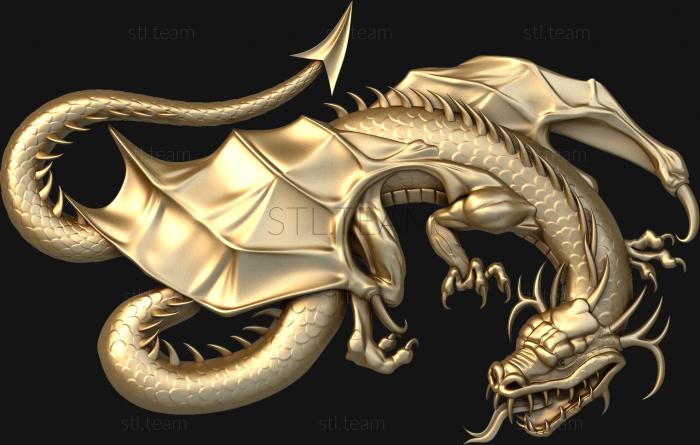 3D model Flying dragon (STL)