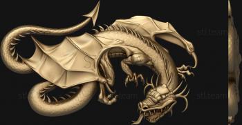 3D model Flying dragon (STL)