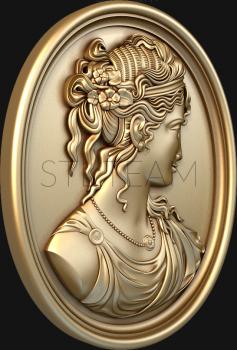 3D model Greek goddess (STL)