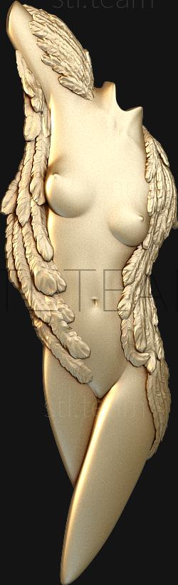 3D model The angel woman (STL)