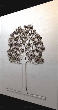 3D модель Дерево с завитками (STL)