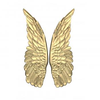3D model Angel wings symmetry (STL)
