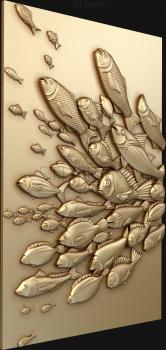 3D model School of fish (STL)