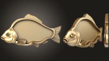 3D model Carp serving board (STL)