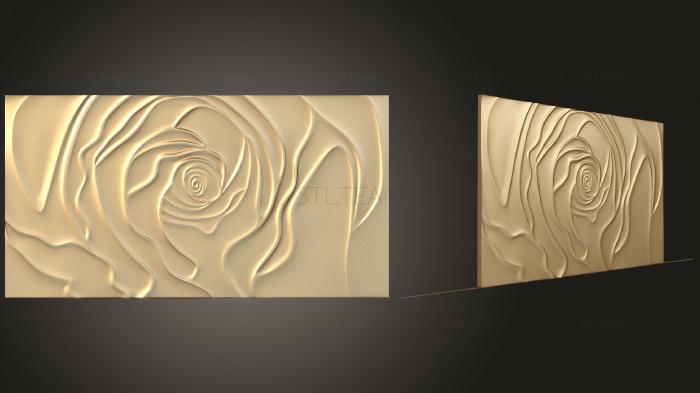 3D model Outline of a rose (STL)