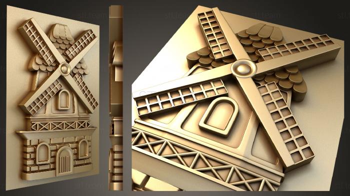 3D model Mill (STL)