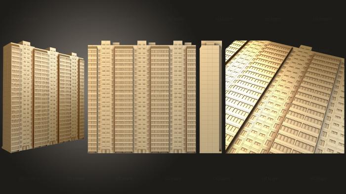 3D model High-rise building panel (STL)