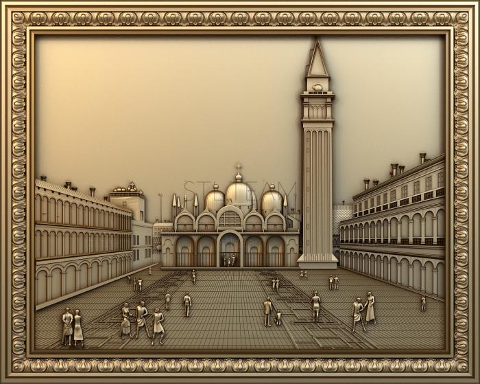 Панно художественные City with a minaret