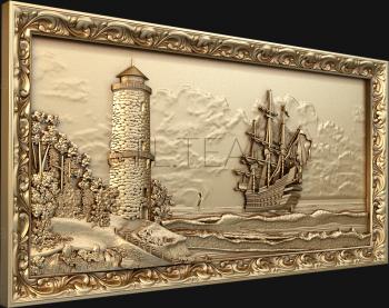 3D model Lighthouse ship frame (STL)