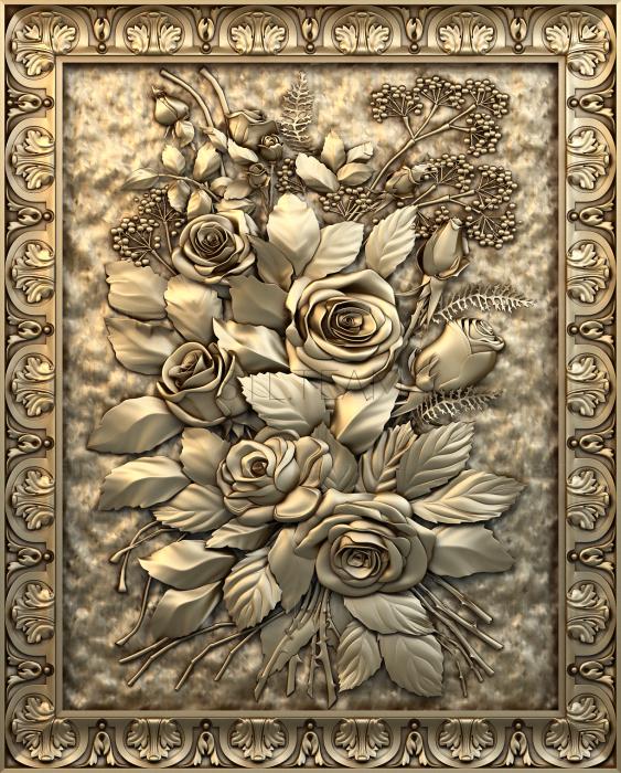 Панно художественные Framed roses