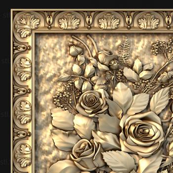 3D model Framed roses (STL)