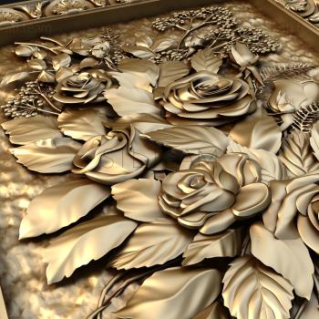 3D model Framed roses (STL)