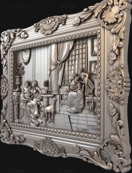 3D model In an elegant interior (Vittorio) (STL)