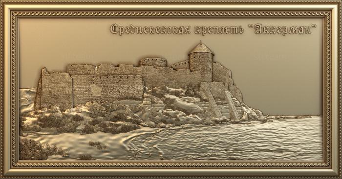 3D model Akkerman Fortress (STL)