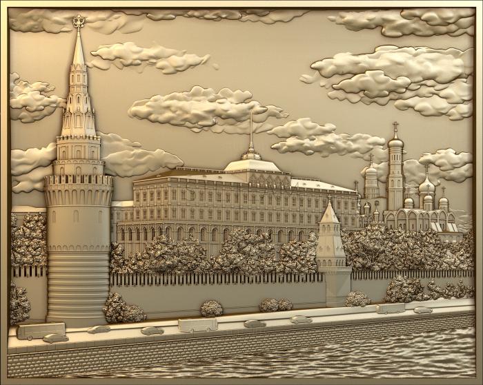 3D модель Кремль (STL)
