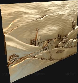 3D model Mountain village-1 (STL)