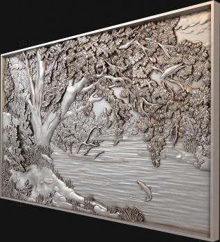 3D model Tree over water (STL)